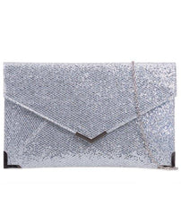 Glitter Envelope Clutch Bag - Jodi-Bags