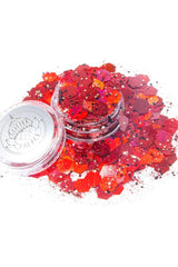 Glitter Palace 3ml Glitter Pot - Devilish Red-Beauty