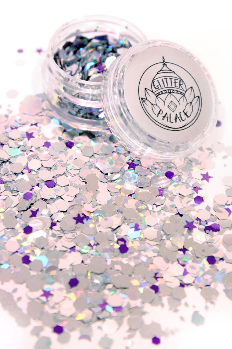 Glitter Palace 3ml Glitter Pot - Luna Ziggy Stardust-Face