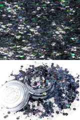 Glitter Palace 3ml Glitter Pot - Sorceress Black-Beauty