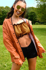 Gold Brown Tinted Lens 90's Round Metal Sunglasses - Solstice-Sunglasses