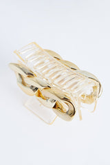 Gold Chain Link Hair Clip - Tahira-Clips