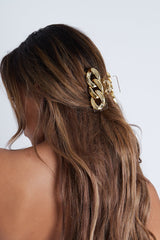 Gold Chain Link Hair Clip - Tahira-Clips