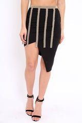 Gold Chain Mail Tassel Belt - Arriana-Belts