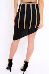 Gold Chain Mail Tassel Belt - Arriana-Belts