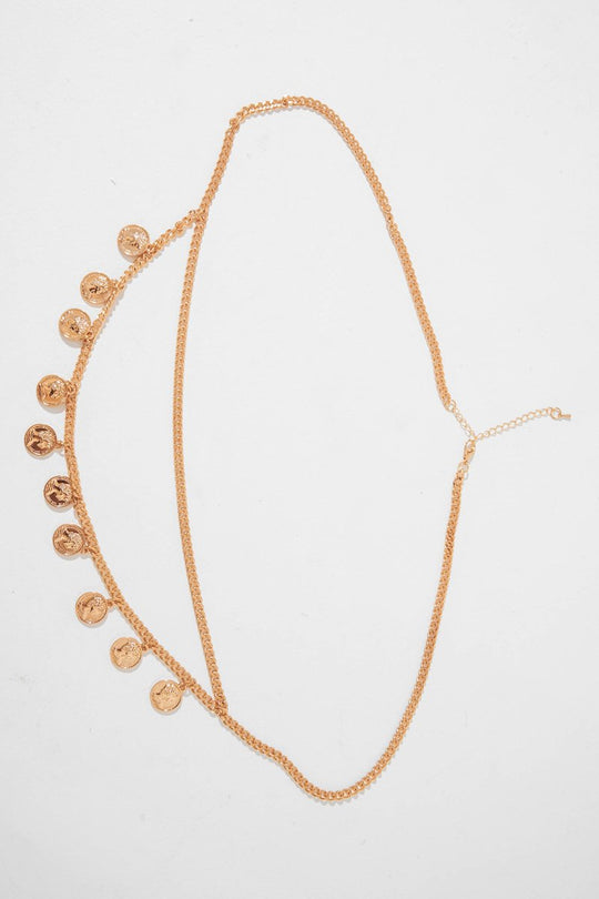 Gold Coin Belly Chain Belt - Deidra