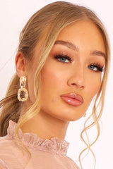 Gold Door Knocker Earrings - Clayre-Jewellery