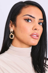 Gold Door Knocker Earrings - Clayre-Jewellery