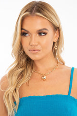 Gold Drop Pendant Necklace - Daia-Jewellery