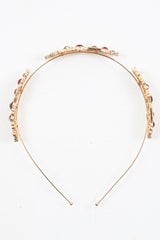 Gold Embellished Hair Band - Zamina-Hair