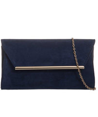 Gold Fastening Envelope Clutch - Katie-Bags