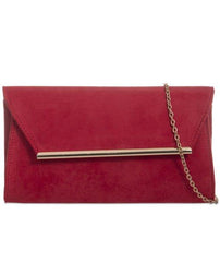 Gold Fastening Envelope Clutch - Katie-Bags