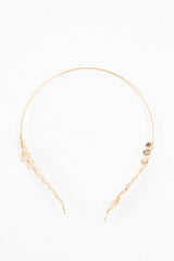 Gold Greek Goddess Style Leaf Headband - Aarianna-Hair
