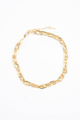 Gold Interlock Chunky Chain Necklace - Norine-Jewellery