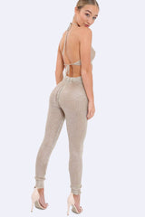 Gold Metallic Co-ord Set - Klaire-Co-ords