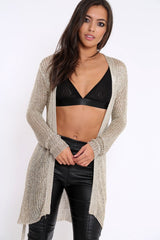 Metallic knit clearance cardigan