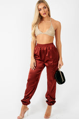 Gold Metallic Triangle Bralet - Elsy-Bralets