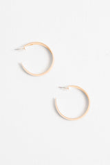 Gold Small Chunky Hoop Earrings - Othelia-Jewellery