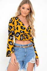 Gold Snake Print Silver Buckle Belt -Solene-Belts