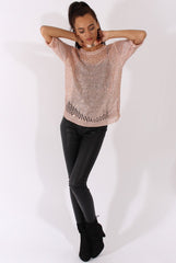 Gold Sparkle Sweater - Bella-Jumpers