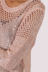 Gold Sparkle Sweater - Bella-Jumpers