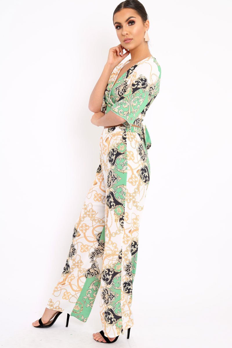Green Co-ord Pattern Set - Iasia-Co-ords