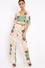 Green Co-ord Pattern Set - Iasia-Co-ords