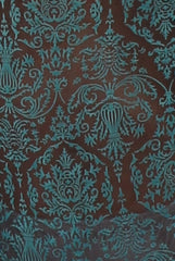 Green Folk Print Sheer Bodysuit - Frances-Bodysuits