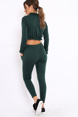 Green Frill Hem Tracksuit - Adah-Co-ords