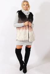 Grey Chunky Turtleneck Knit Jumper Dress - Cloe-Jumper