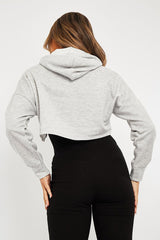 Extreme hot sale cropped hoodie