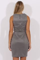 Grey Faux Suede Co-ord - Dorley-Co-ords