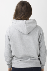 Grey 'I Woke Up Like This' Slogan Hoodie - Bey-Loungewear