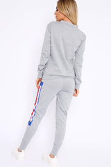 Grey In My Jeans Loungewear Set - Vyolet-Loungewear