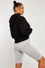 Grey Jersey Cycling Shorts - Fiona-Shorts