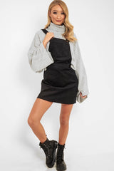 Grey Knit Roll Neck Batwing Jumper - Fallon-Jumper