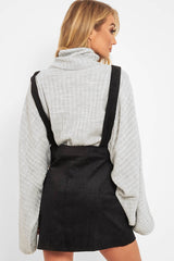 Grey Knit Roll Neck Batwing Jumper - Fallon-Jumper