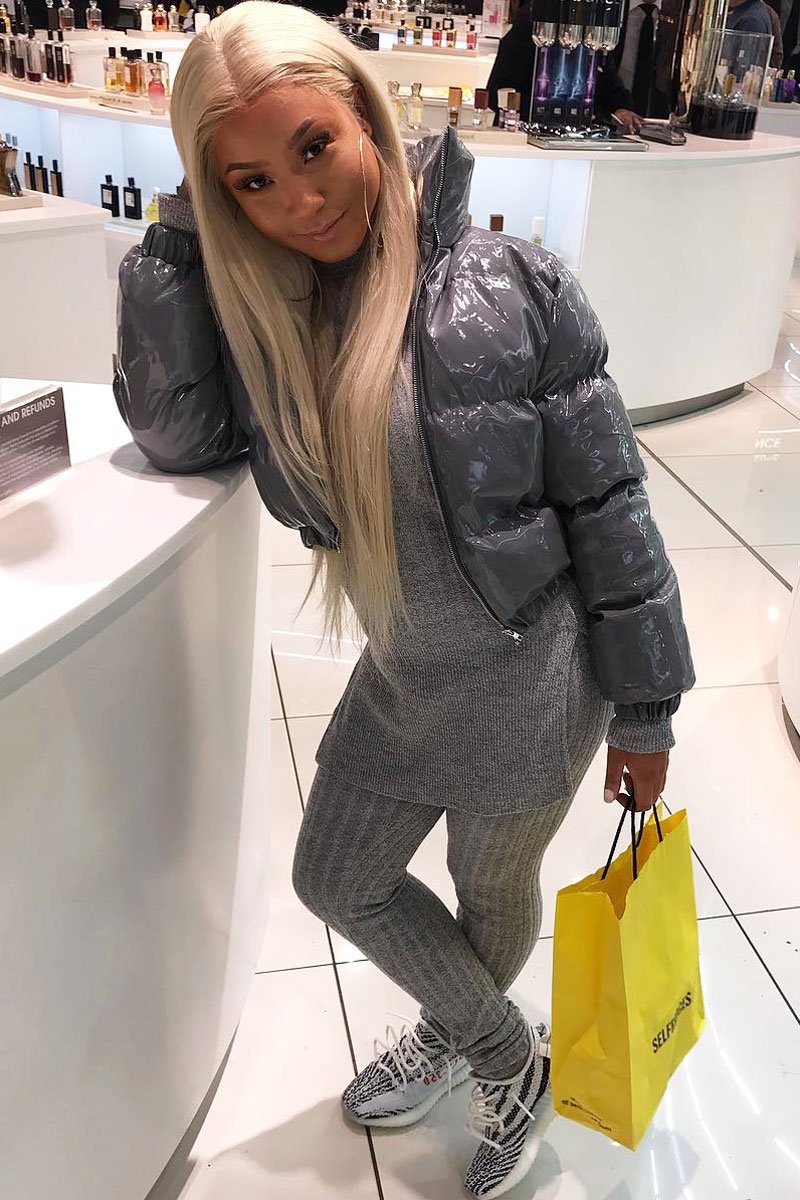 Grey Knitted Loungewear Set - Jordi-Co-ords