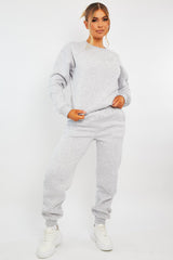 Grey 'Lazy Girls Club' Slogan Joggers - Sahra-Joggers