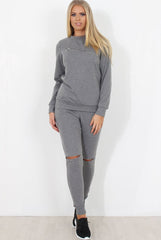 Grey Loungewear Set - Khloe-Loungewear