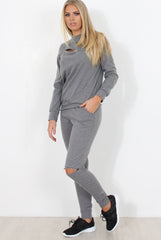 Grey Loungewear Set - Khloe-Loungewear