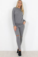 Grey Loungewear Set - Khloe-Loungewear