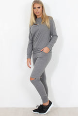 Grey Loungewear Set - Khloe-Loungewear