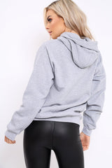 Grey Loyalty Tiger Slogan Sweatshirt - Tiffanie-Sweatshirts