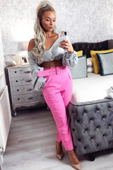 Grey Plunge off Shoulder Cropped Sweatshirt - Zarah-Sweatshirts