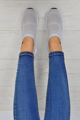Grey Runner Sock Trainers - Kannon-Trainers