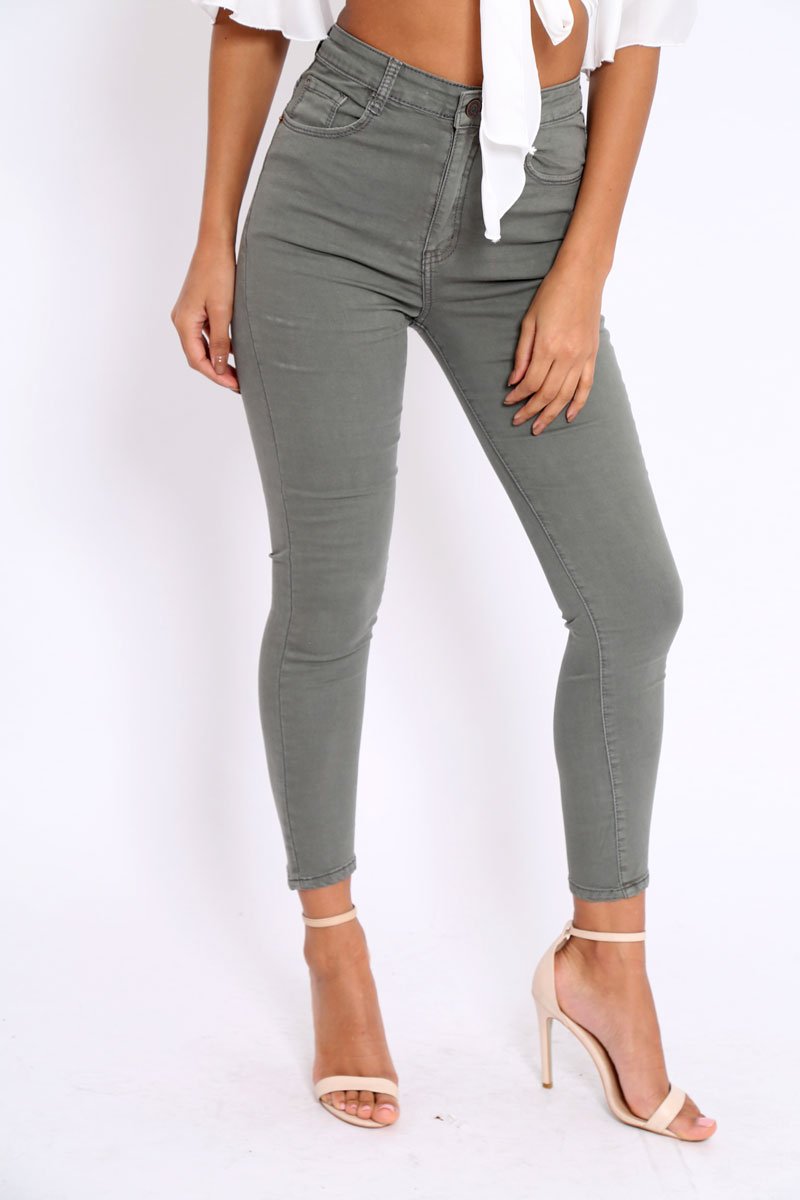 Grey Skinny Jeans - Madisson-Jeans