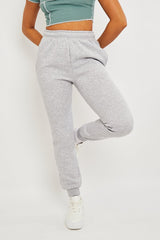 Grey Slim Fit Joggers - Chaise-Joggers