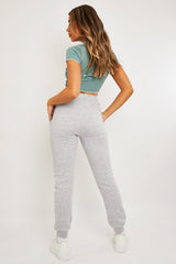 Grey Slim Fit Joggers - Chaise-Joggers