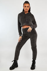 Grey Soft Teddy Leggings - Evani-Leggings